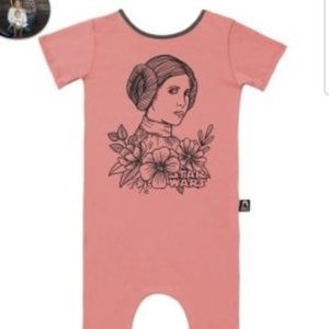 Rags star wars romper princess leia 2t